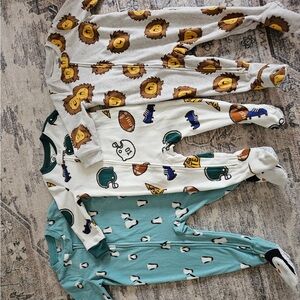 Carter's Kids Pajamas Set - Gray, White, Teal